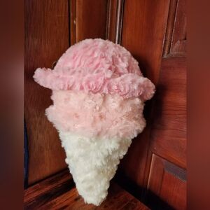 Ice Cream Cone Plush Strawberry